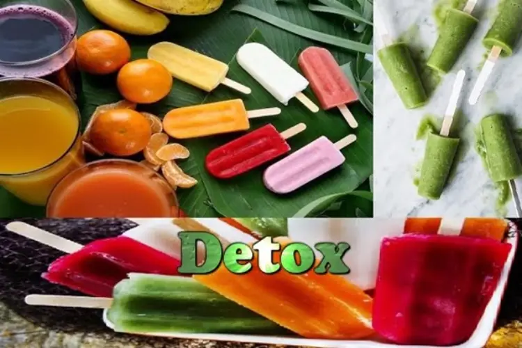 Receita de Picolés Detox 3 Receitas super fácil e deliciosa