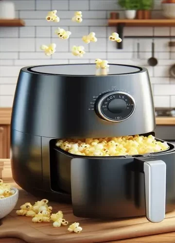 Pipoca na airfryer