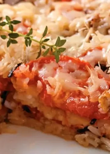 Receita de Arroz à Parmigiana