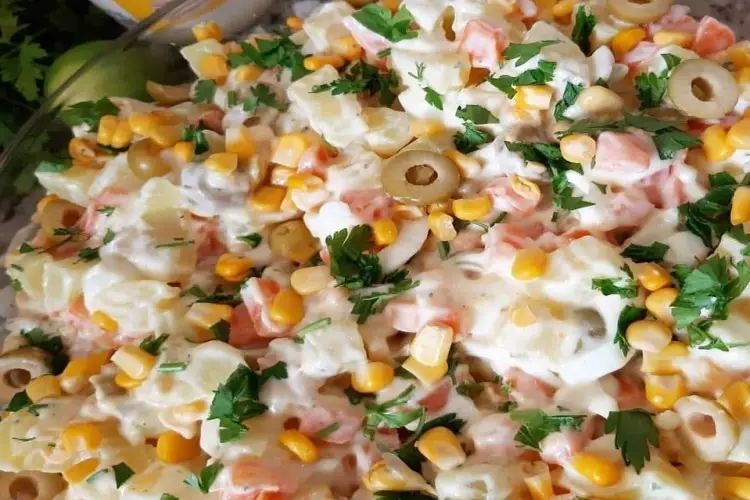 Receita de Salada de Maionese