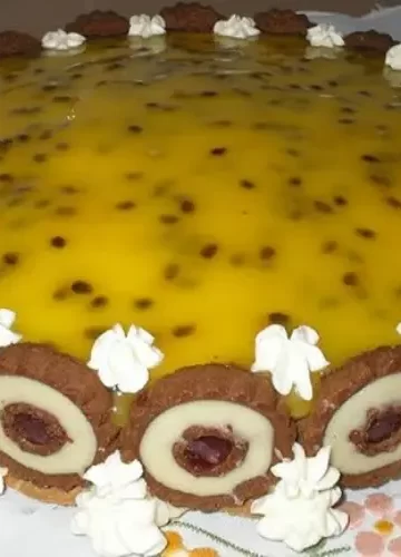 Torta Holandesa de Maracujá