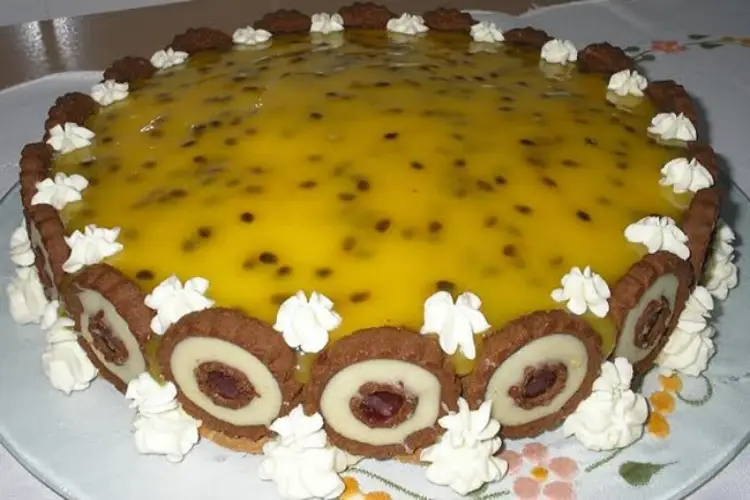 Receita de Torta Holandesa de Maracujá